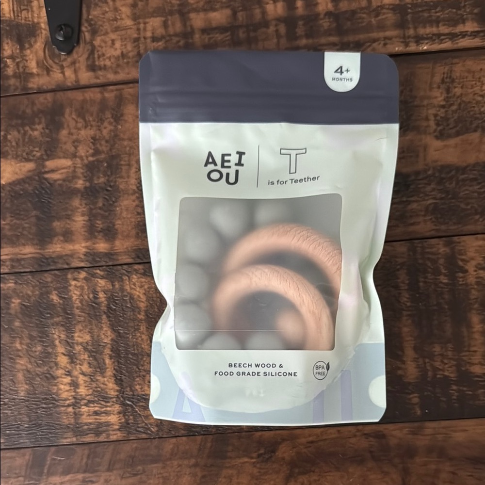 NWT AEIOU Teether